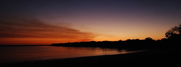 Australia, Northern Territory, Darwin, Sunset Over Fanny Cove