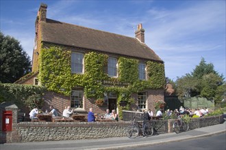 ENGLAND, West Sussex, Bosham, The Berkeley Arms pub.