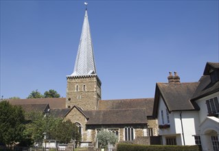ENGLAND, Surrey, Godalming, The Church of St Peter and St Paul.