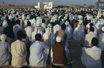 QATAR, Doha, "Crowds celebrating the end of Ramadan, Id El Kebir"