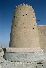 QATAR, Architecture, One of the corner towers of Zubara Fort