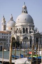 ITALY, Veneto, Venice, he Baroque church of Santa Maria della Salute on the Grand Canal
