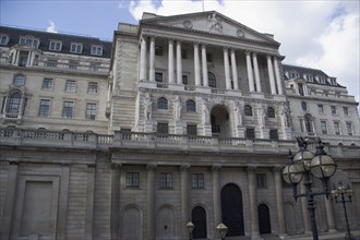 ENGLAND, London, Exterior of the Bank of England building aslo known as The Old Lady of