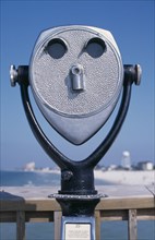 USA, Florida, Clearwater,  Face shaped Viewing Binoculars