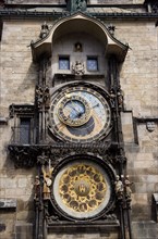 CZECH REPUBLIC, Bohemia, Prague, The Astronomical Clock on the Old Town Hall