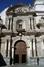 PERU, Arequipa, "Iglesia de la Compania, Plaza de Armas."