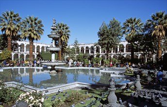 PERU, Arequipa, Plaza de Armas.