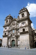 PERU, Cusco, "Iglesia La Compania de Jesus, Plaza de Armas."