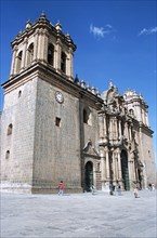 PERU, Cusco, "The Cathedral, part of three church complex including El Triunfo and Iglesia Jesus y