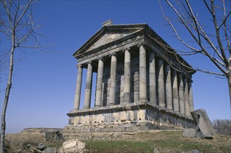 ARMENIA, Garni, Greco-Roman pagan temple built 1st Century AD.  Destroyed by earthquake in 1679 and