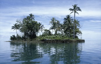 PACIFIC ISLANDS, Melanesia, Solomon Islands, "Malaita Province, Lau Lagoon.  Rocky (man made?)