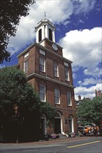 USA, Massachusetts, Boston, "Charles Street Meeting House, Beacon Hill."