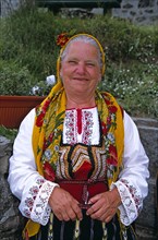 BULGARIA, Dobarsko, Dobarski Babi Folk Group member.