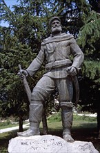BULGARIA, Sandanski, Yane Sandanski statue.