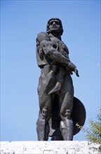 BULGARIA, Sandanski, Spartacus statue.