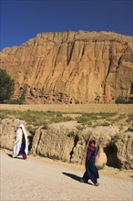 AFGHANISTAN, Bamiyan Province, Bamiyan , " Bamiyan, Remains of bazzar which was destroyed by the