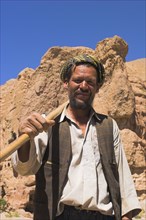 AFGHANISTAN, Bamiyan Province, Bamiyan , Local man