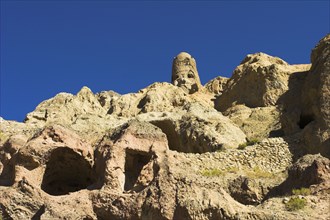 AFGHANISTAN, Bamiyan, Kakrak valley, "Watchtower at ruins once the site of a 21ft standing Buddha