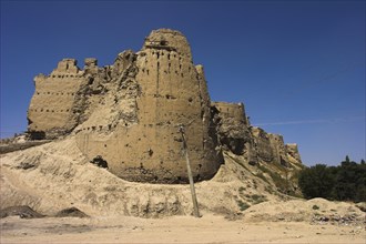 AFGHANISTAN, Ghazni, Ancient walls of Citadel destroyed during First Anglo Afghan war since rebuilt