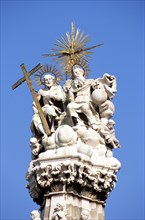 HUNGARY, Budapest, "Castle Hill District, Szentharomsag Ter, (Trinity Square), Holy Trinity Statue