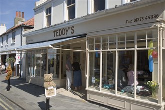 ENGLAND, West Sussex, Shoreham-by-Sea, Exterior of Teddys cafe restaurant in East Street.