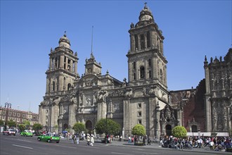 MEXICO, Mexico City, "Catedral Metropolitana, Metropolitan Cathedral, Zocalo, Plaza de la