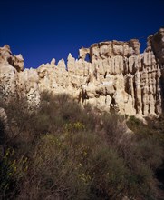FRANCE, Languedoc-Roussillon, Pyrenees-Orientales, Ille Sur Tet.  Sandstone area known as Orgues.