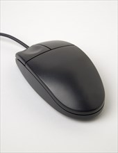 INDUSTRY, Technology, Computers, Basic black computer mouse