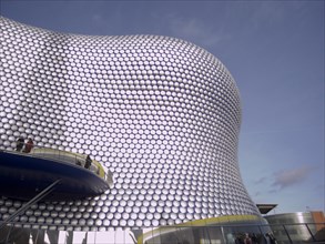 ENGLAND, West Midlands, Birmingham, Exterior detail of Selfridges department store in the Bullring