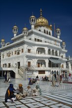 INDIA, Punjab, Amritsar, The Sri Akal Takhat Sahib Sikh Parliment building in the Golden Temple