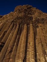NORTHERN IRELAND, County Antrim, Giants Causeway, The section known as The Organ. Pillars of rock