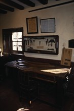 HEALTH, Disability, Blind, "Louis Braille’s father’s work bench and tools. Braille museum in