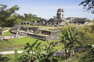 MEXICO, Chiapas, Palenque, "El Palacio, The Palace,"