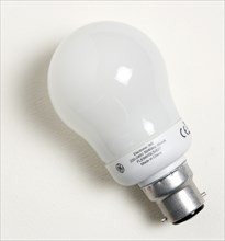 POWER , Electricity, Light, Nine watt low wattage longlife electric bulb