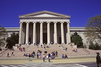 USA, Washington DC, "National Gallery of Art, West Building, Constitution Avenue, National Mall"