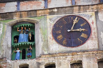 ROMANIA, Transylvania, Sighisoara, "Clock tower, Turnul cu Ceas"