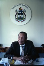 ANTIGUA, Politics, People, Sir Vere Cornwall Bird (1910-1999).  First Prime Minister of Antigua and