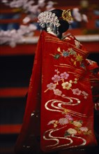 JAPAN, Arts, Performance, Bunraku puppet female character. Heroines are not permitted the same open
