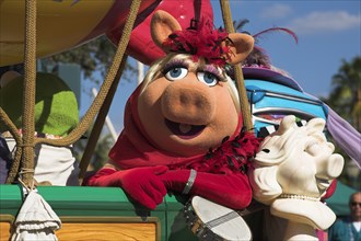 USA, Florida, Orlando, Walt Disney World Resort. Disney MGM Studios. Miss Piggy character from The