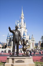 USA, Florida, Orlando, Walt Disney World Resort. Walt Disney and Mickey Mouse