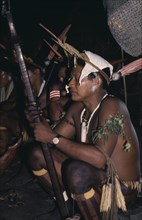 COLOMBIA, North West Amazon, Tukano Indigenous People, Barasana shaman  Pacico clutches sacred