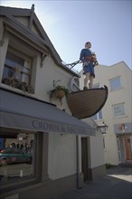 ENGLAND, West Sussex, Shoreham-by-Sea, Exterior of the Crown and Anchor public house in the high