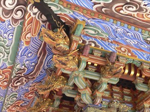 JAPAN, Honshu, Tokyo, "Chiba, Narita. Narita-san Temple, beside main temple, three story pagoda,