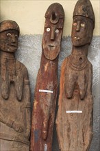 ETHIOPIA, South, Konso - Waga (Wakka), "Famous carved wooden effergies of Chiefs and Warriors,
