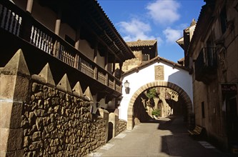 SPAIN, Catalonia, Barcelona, Poble Espanyol (Spanish Village) de Montjuic.