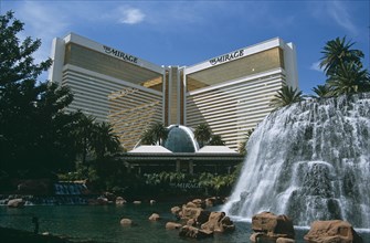 USA, Nevada, Las Vegas, The Mirage Hotel and Casino.
