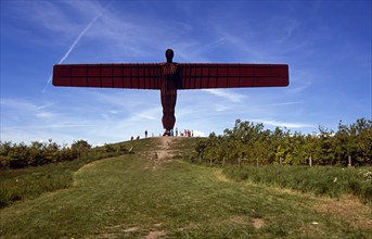 ENGLAND, Tyne & Wear, Gateshead, "Angel of the North, near Newcastle Upon Tyne."