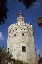 SPAIN, Andalucia, Seville, "Torre del Oro, Golden Tower"