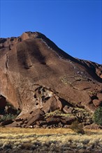 AUSTRALIA, Northern Territory, Uluru, "Kata Tjuta National Park, Mount Uluru, People climbing