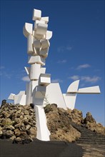 SPAIN, Canary  Islands, Lanzarote, "Monumento a La Campesino, the Monument to the Farmer or the